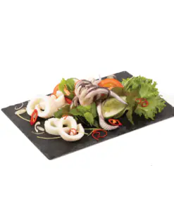 Steamed broad squid