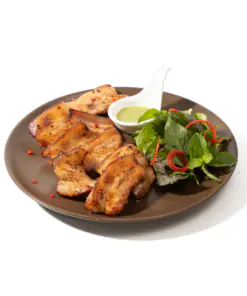 Grilled pork belly